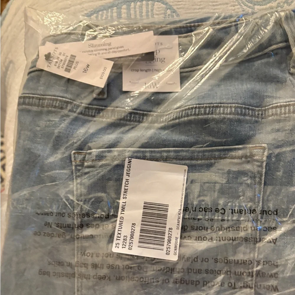 Talbots Jeggings Crops in 16W - NWT and still in packaging they were shipped in - Picture 2 of 2